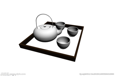 现代茶具3D模型设计 从概念到室内陈设的完整指南