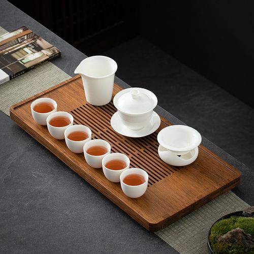 一抹羊脂凝如玉，值此青绿 一款适合 Office 与家中的德化白瓷功夫茶具套装测评